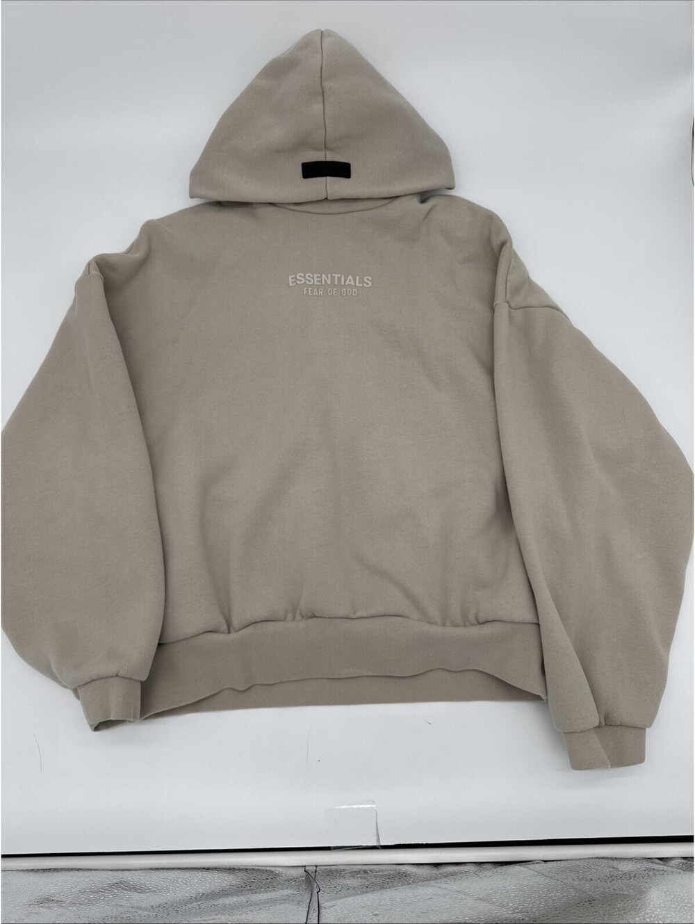 Fear Of God Essential Fleece Hoodie Size XS Color Desert Sand